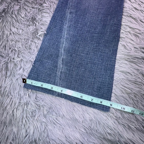 True Religion Jeans Womens 28 Joey Super T Flare Thick Stitch Low Rise Y2K 28x29 - Picture 4 of 12